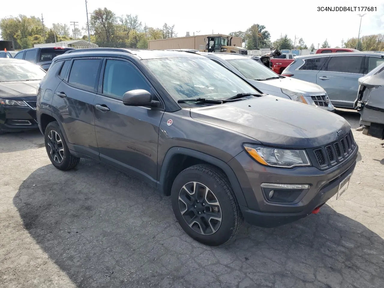 2020 Jeep Compass Trailhawk VIN: 3C4NJDDB4LT177681 Lot: 76331184