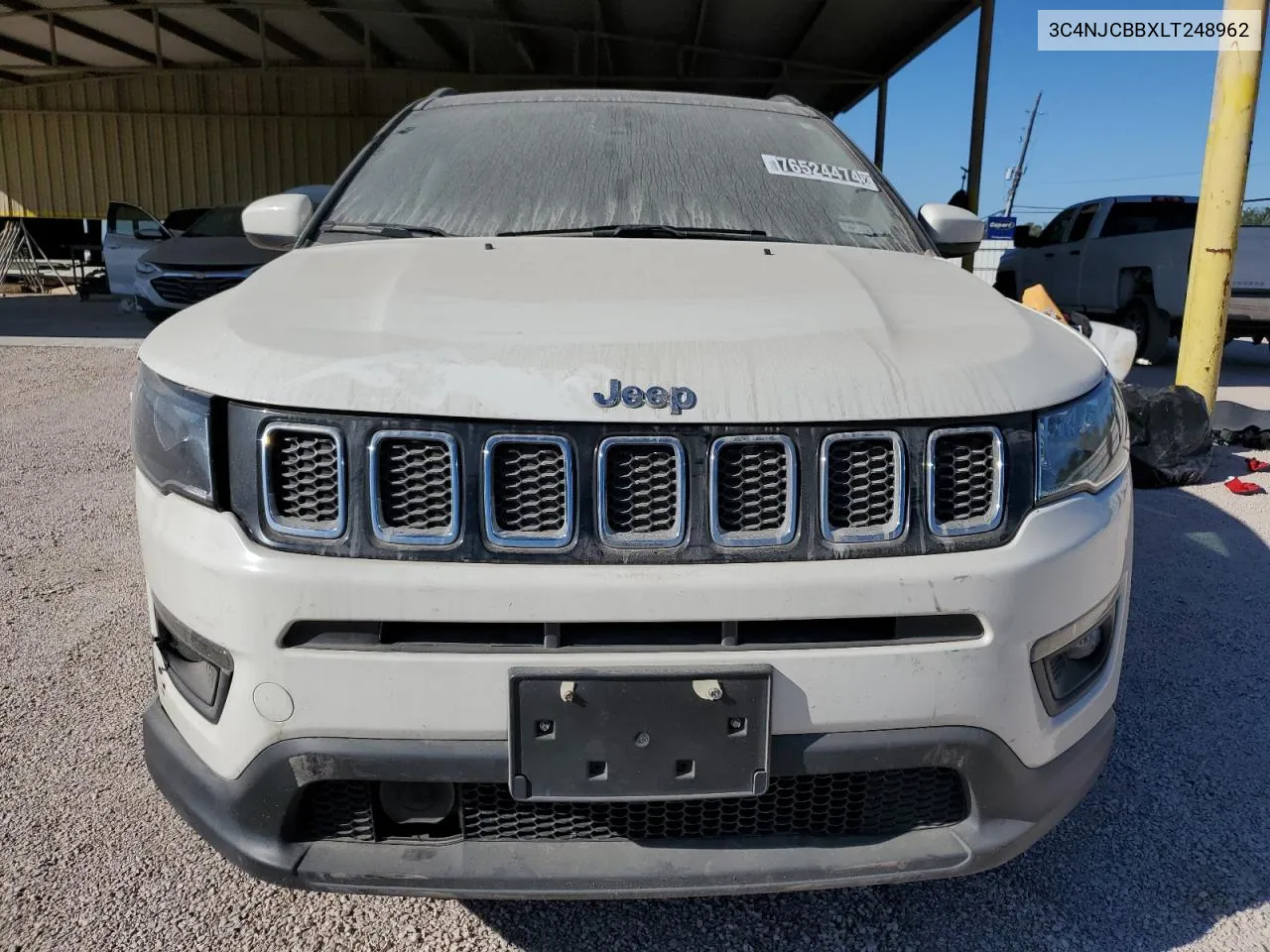 2020 Jeep Compass Latitude VIN: 3C4NJCBBXLT248962 Lot: 76524474