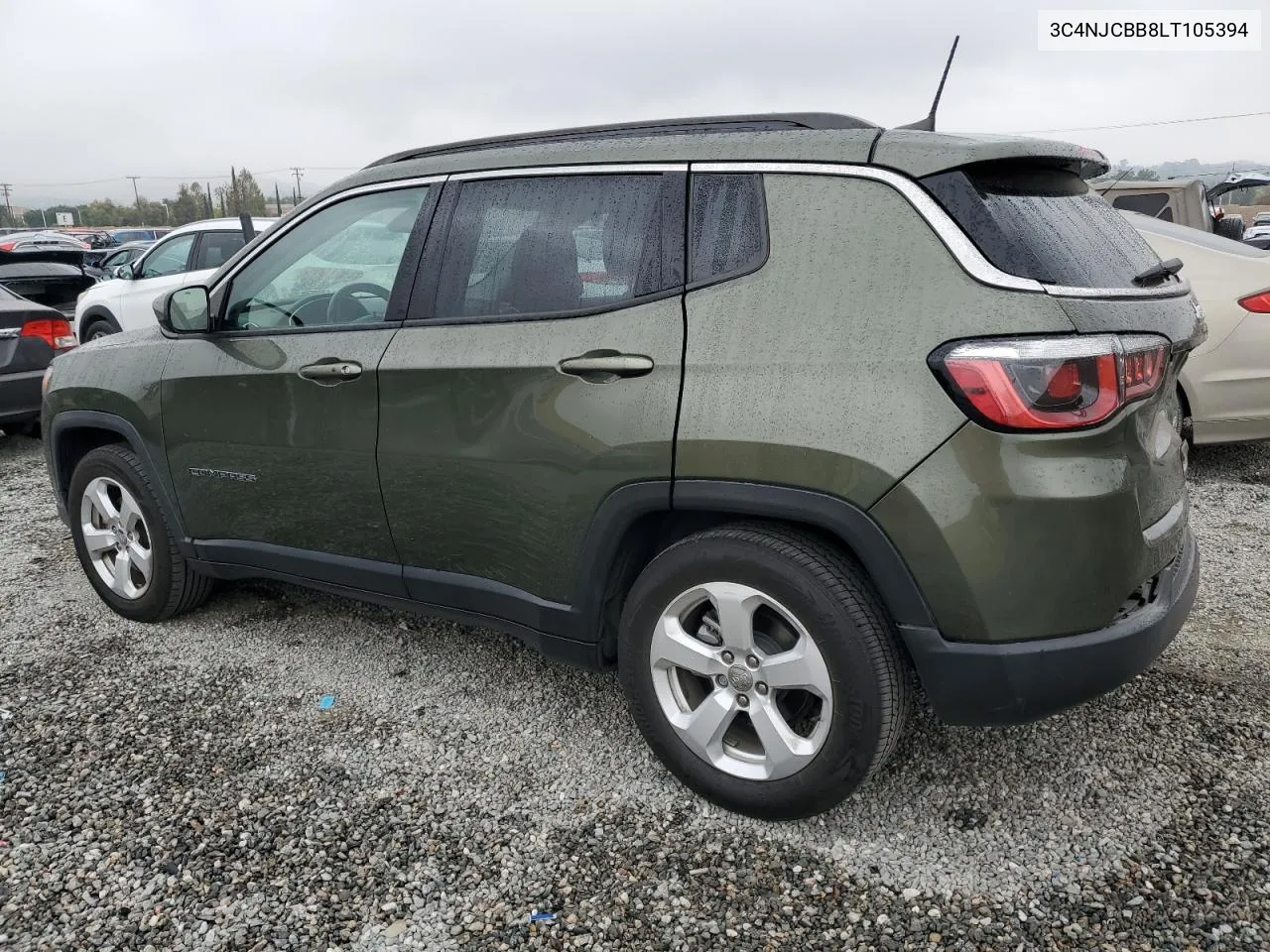 2020 Jeep Compass Latitude VIN: 3C4NJCBB8LT105394 Lot: 76537004