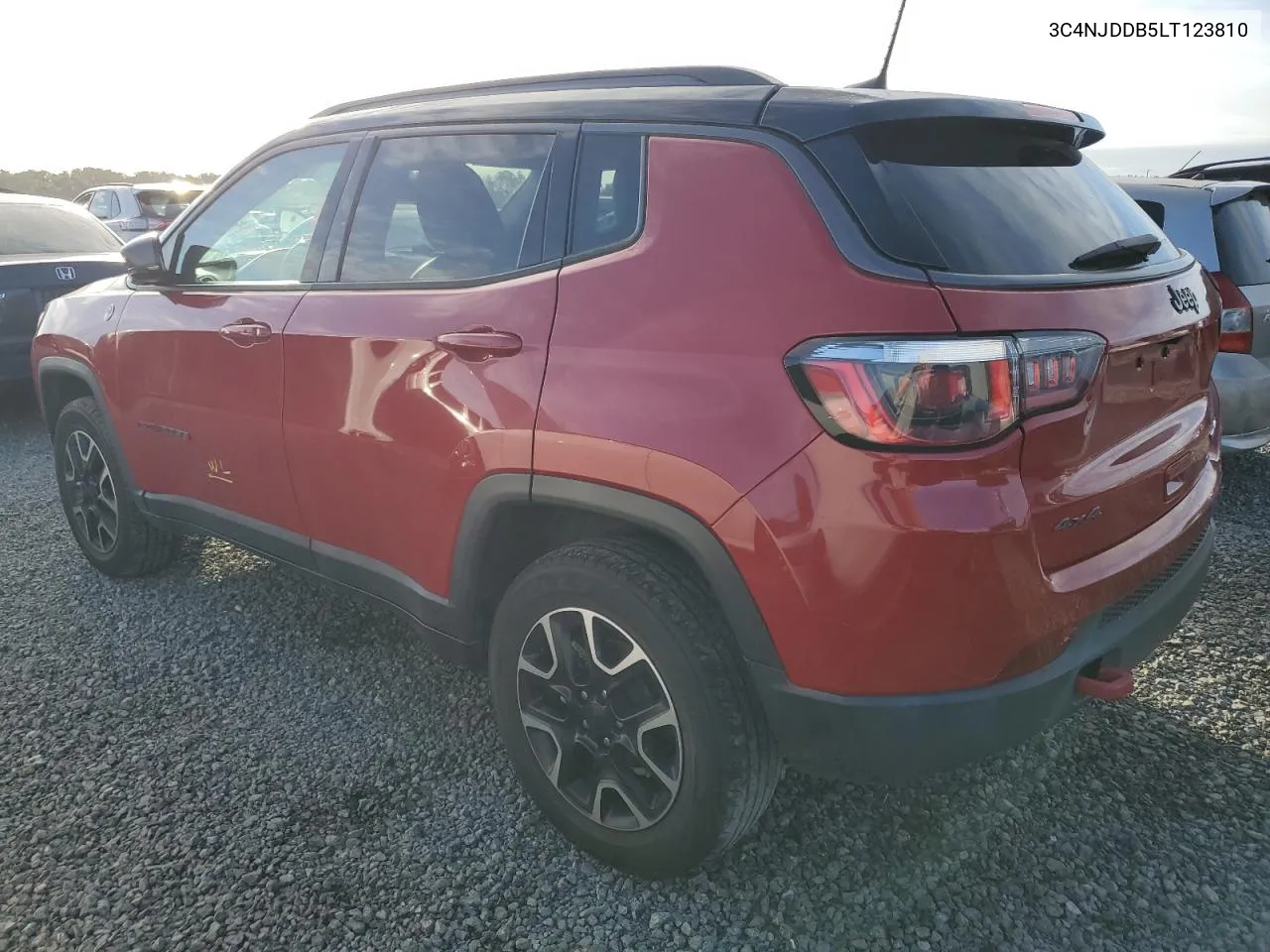 2020 Jeep Compass Trailhawk VIN: 3C4NJDDB5LT123810 Lot: 77032364