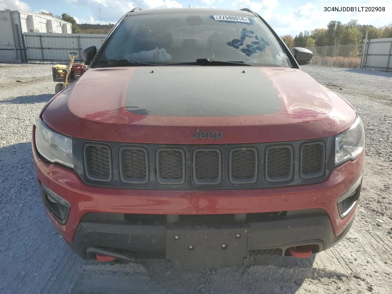 2020 Jeep Compass Trailhawk VIN: 3C4NJDDB1LT202908 Lot: 77549914