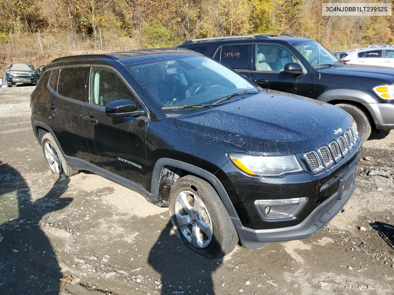 2020 Jeep Compass Latitude VIN: 3C4NJDBB1LT239525 Lot: 77573864