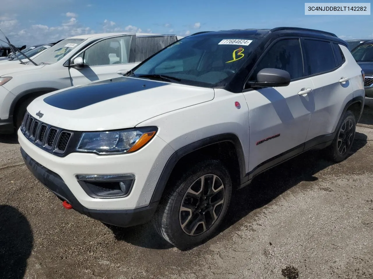 2020 Jeep Compass Trailhawk VIN: 3C4NJDDB2LT142282 Lot: 77684624