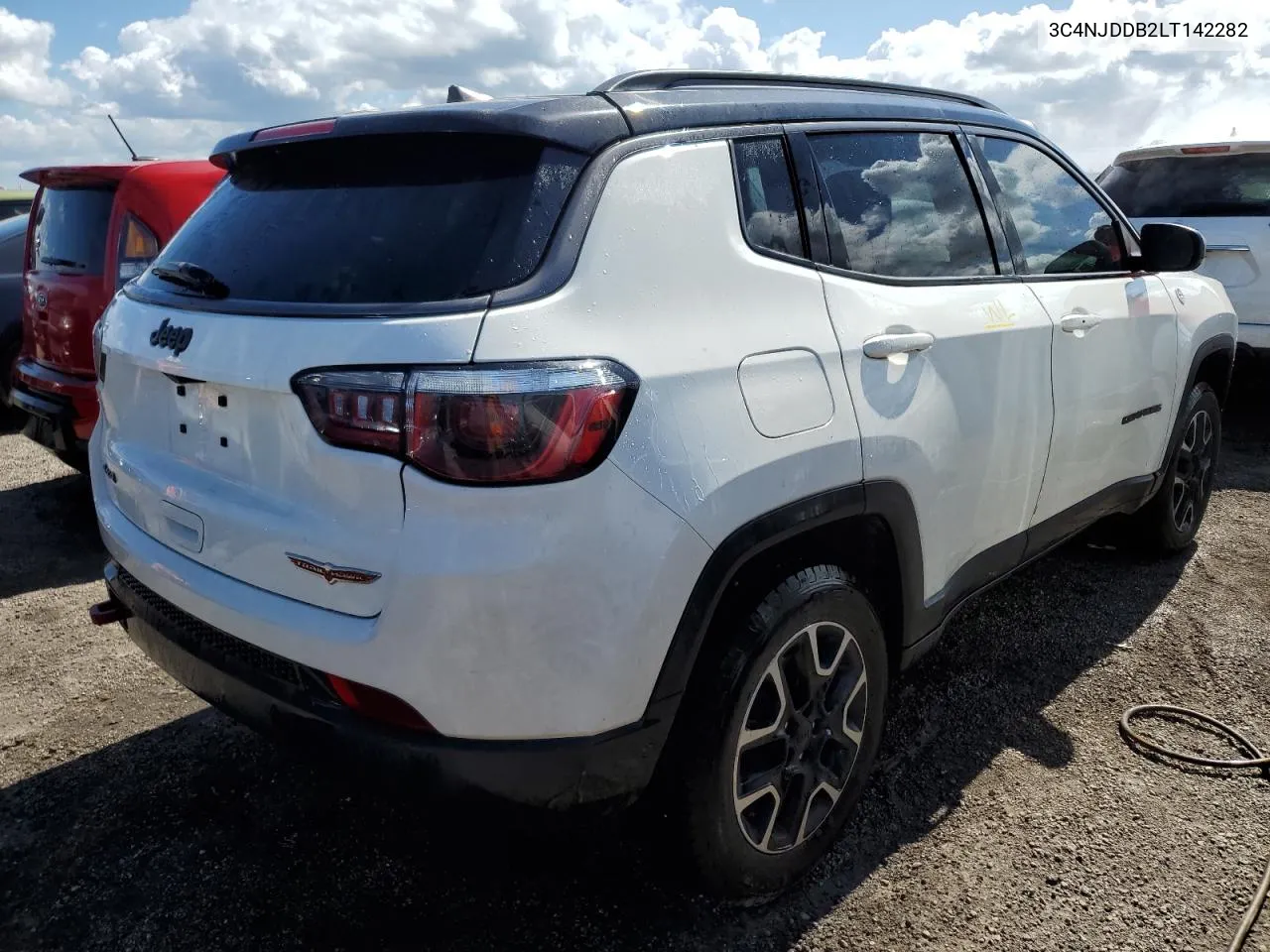 2020 Jeep Compass Trailhawk VIN: 3C4NJDDB2LT142282 Lot: 77684624