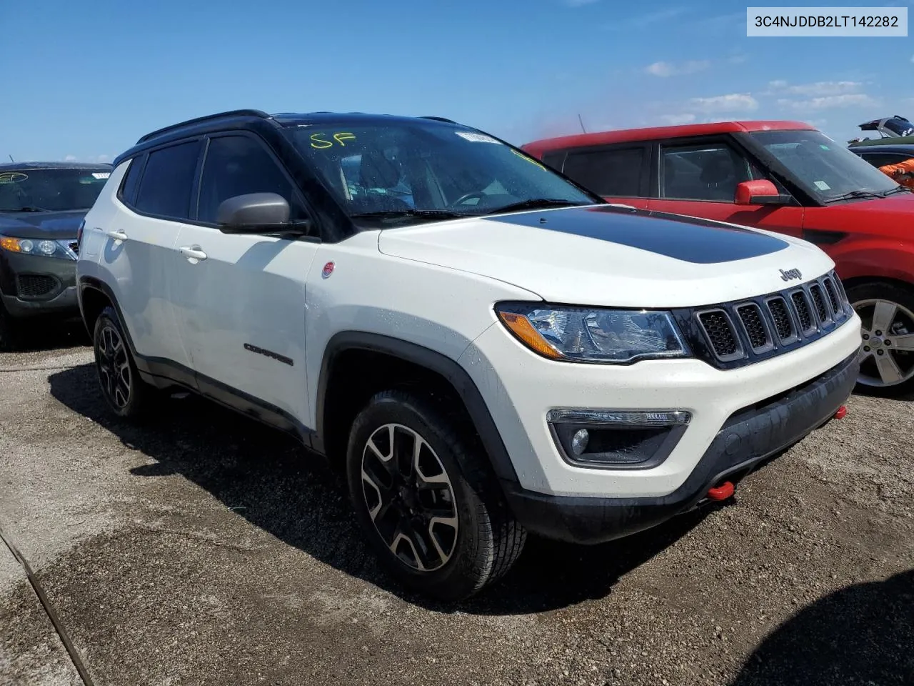 2020 Jeep Compass Trailhawk VIN: 3C4NJDDB2LT142282 Lot: 77684624