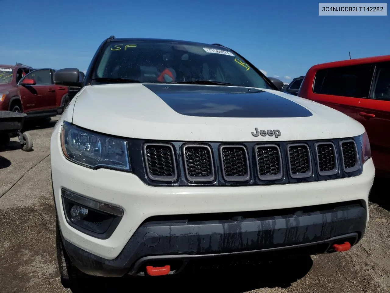 2020 Jeep Compass Trailhawk VIN: 3C4NJDDB2LT142282 Lot: 77684624