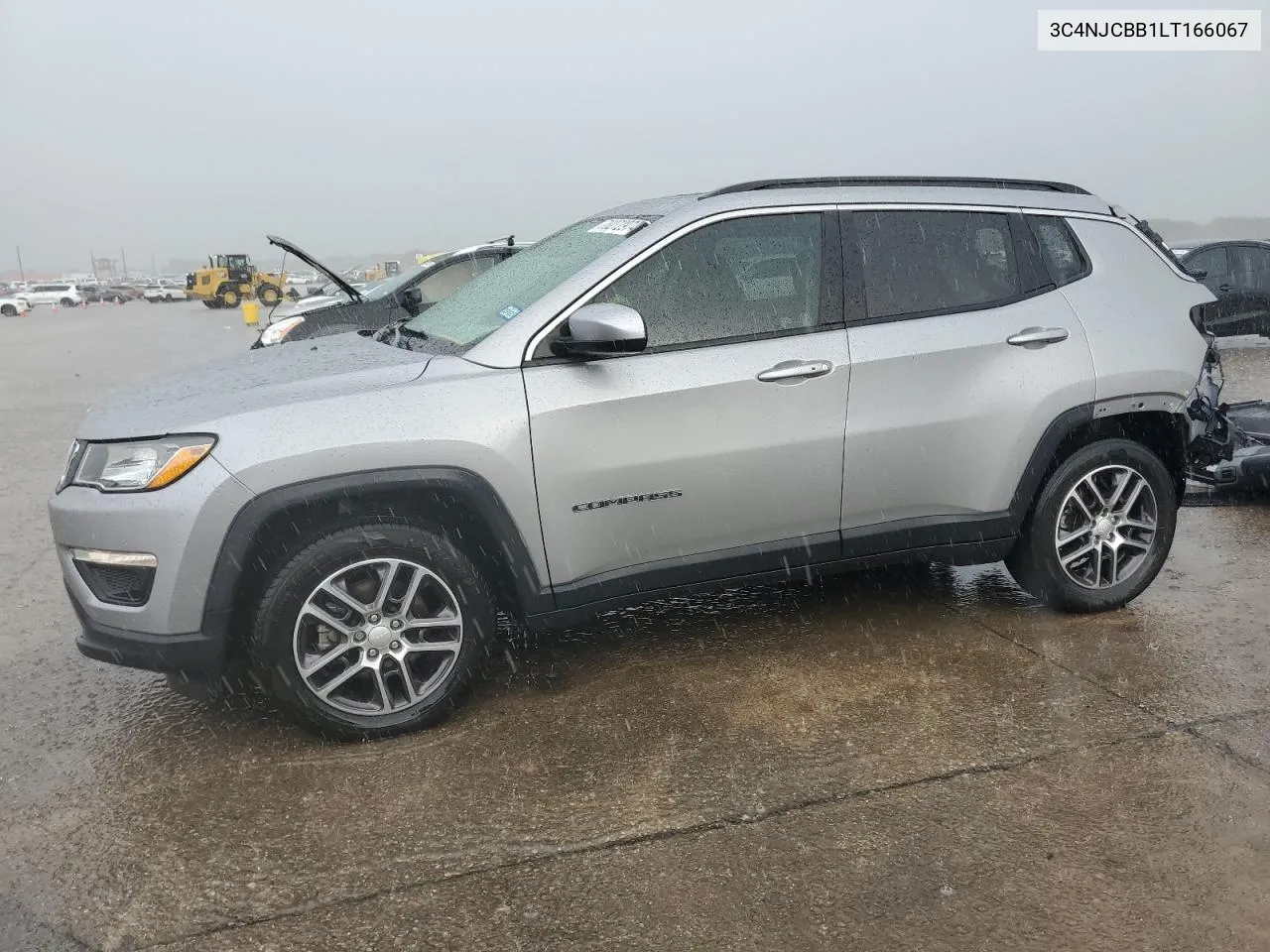 2020 Jeep Compass Latitude VIN: 3C4NJCBB1LT166067 Lot: 78272974