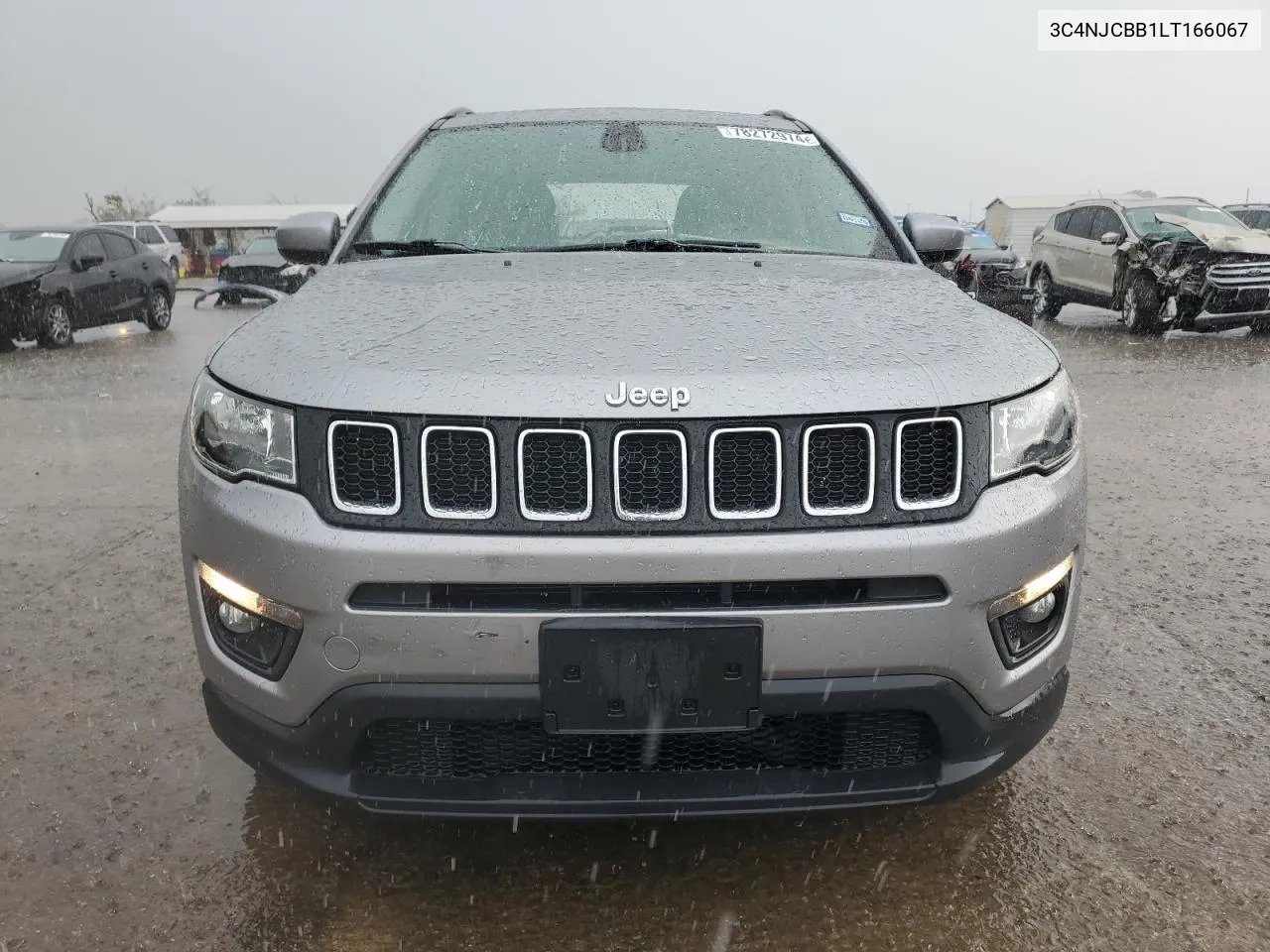 2020 Jeep Compass Latitude VIN: 3C4NJCBB1LT166067 Lot: 78272974