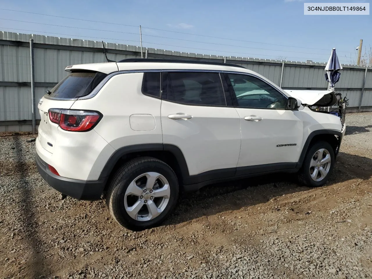 2020 Jeep Compass Latitude VIN: 3C4NJDBB0LT149864 Lot: 79075344