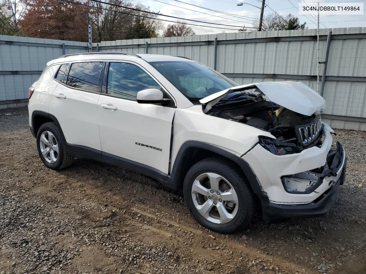 2020 Jeep Compass Latitude VIN: 3C4NJDBB0LT149864 Lot: 79075344