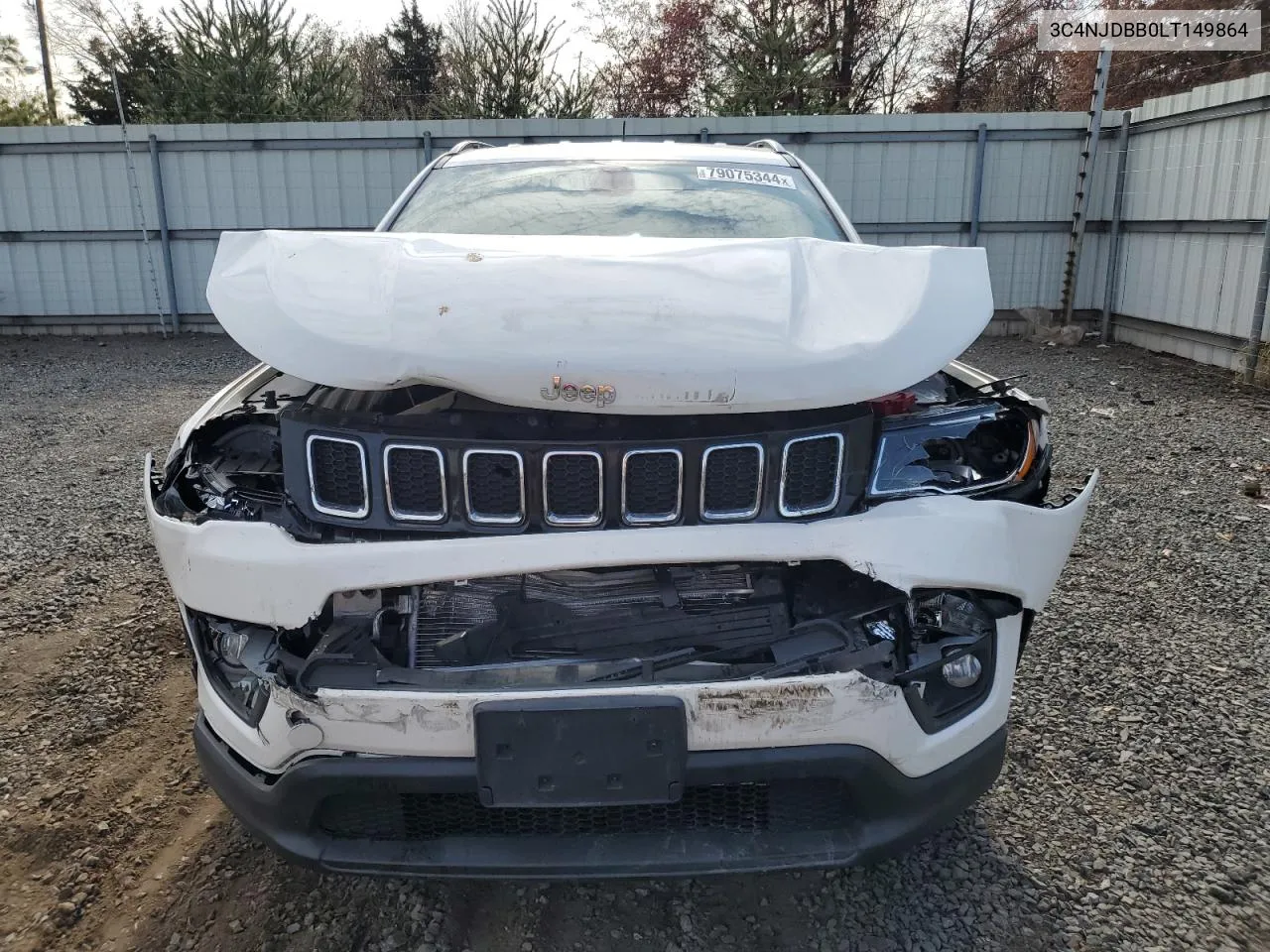 2020 Jeep Compass Latitude VIN: 3C4NJDBB0LT149864 Lot: 79075344