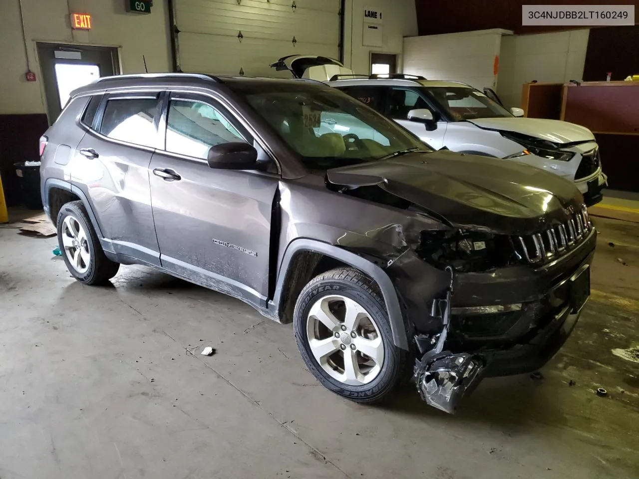 2020 Jeep Compass Latitude VIN: 3C4NJDBB2LT160249 Lot: 79385113