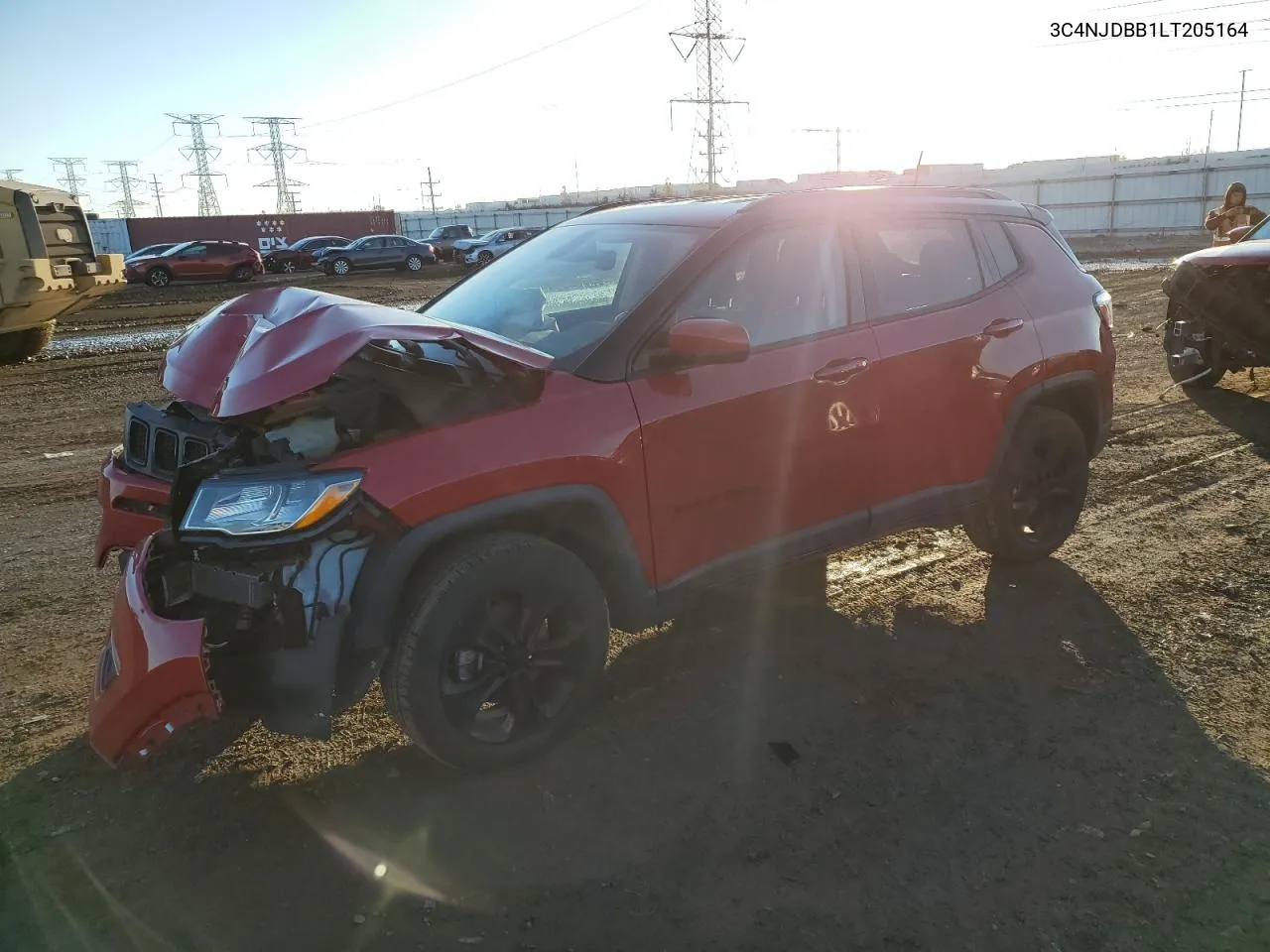 2020 Jeep Compass Latitude VIN: 3C4NJDBB1LT205164 Lot: 79663894