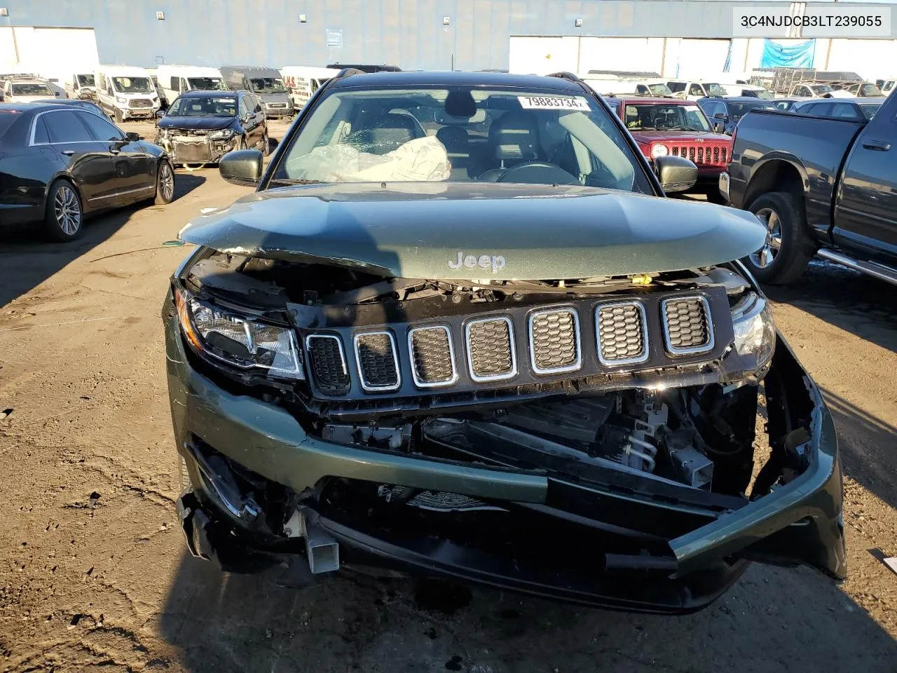 2020 Jeep Compass Limited VIN: 3C4NJDCB3LT239055 Lot: 79883734