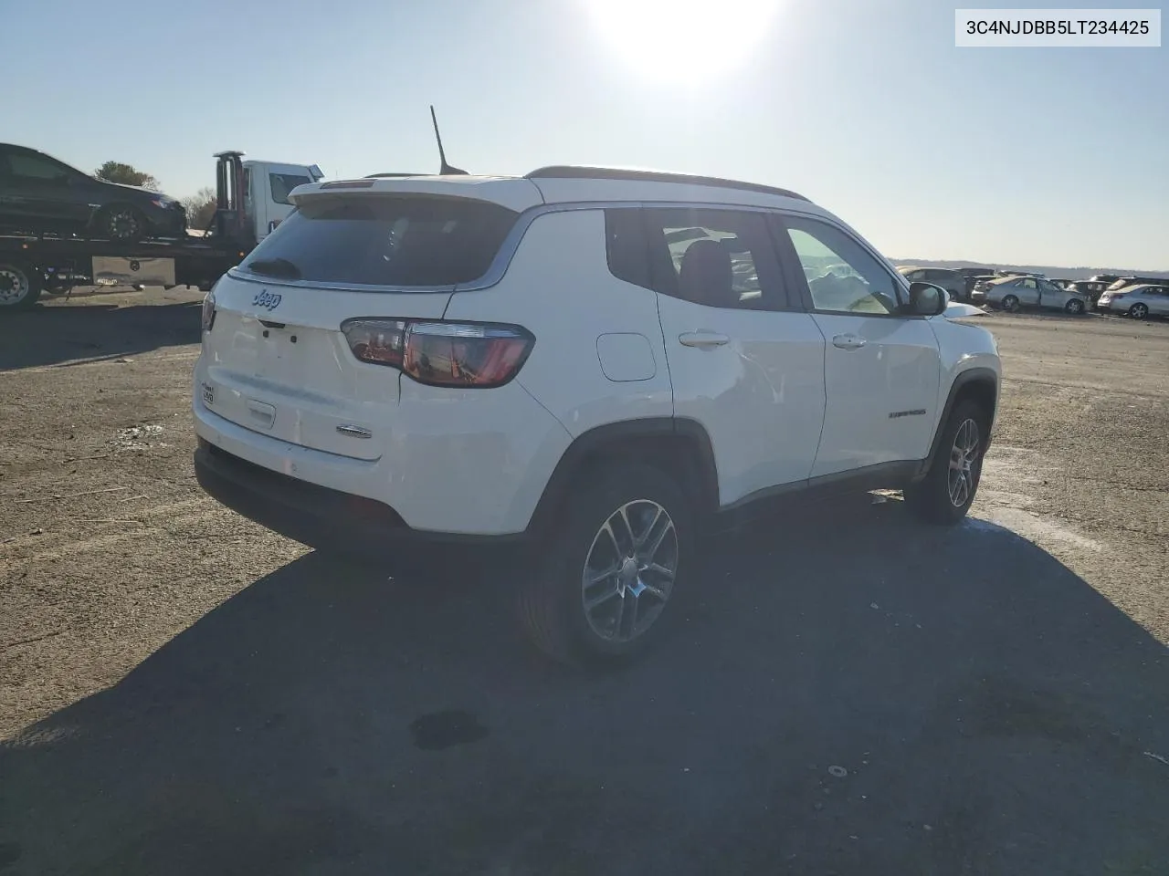 2020 Jeep Compass Latitude VIN: 3C4NJDBB5LT234425 Lot: 80014924