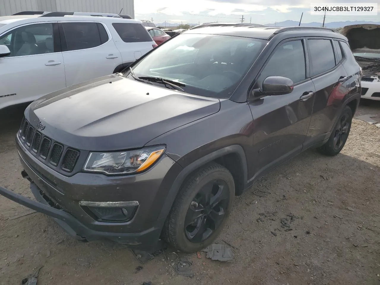 2020 Jeep Compass Latitude VIN: 3C4NJCBB3LT129327 Lot: 80077964