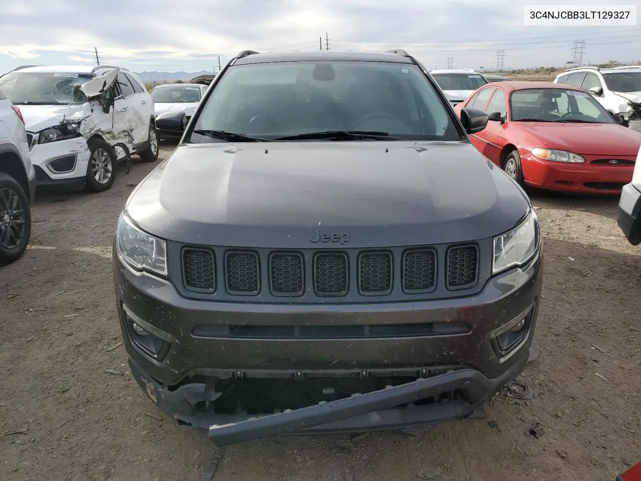 2020 Jeep Compass Latitude VIN: 3C4NJCBB3LT129327 Lot: 80077964