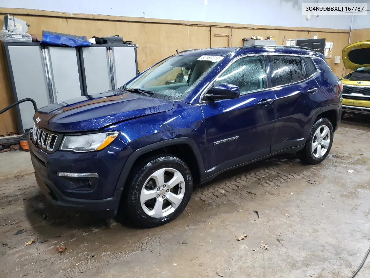 2020 Jeep Compass Latitude VIN: 3C4NJDBBXLT167787 Lot: 80436314