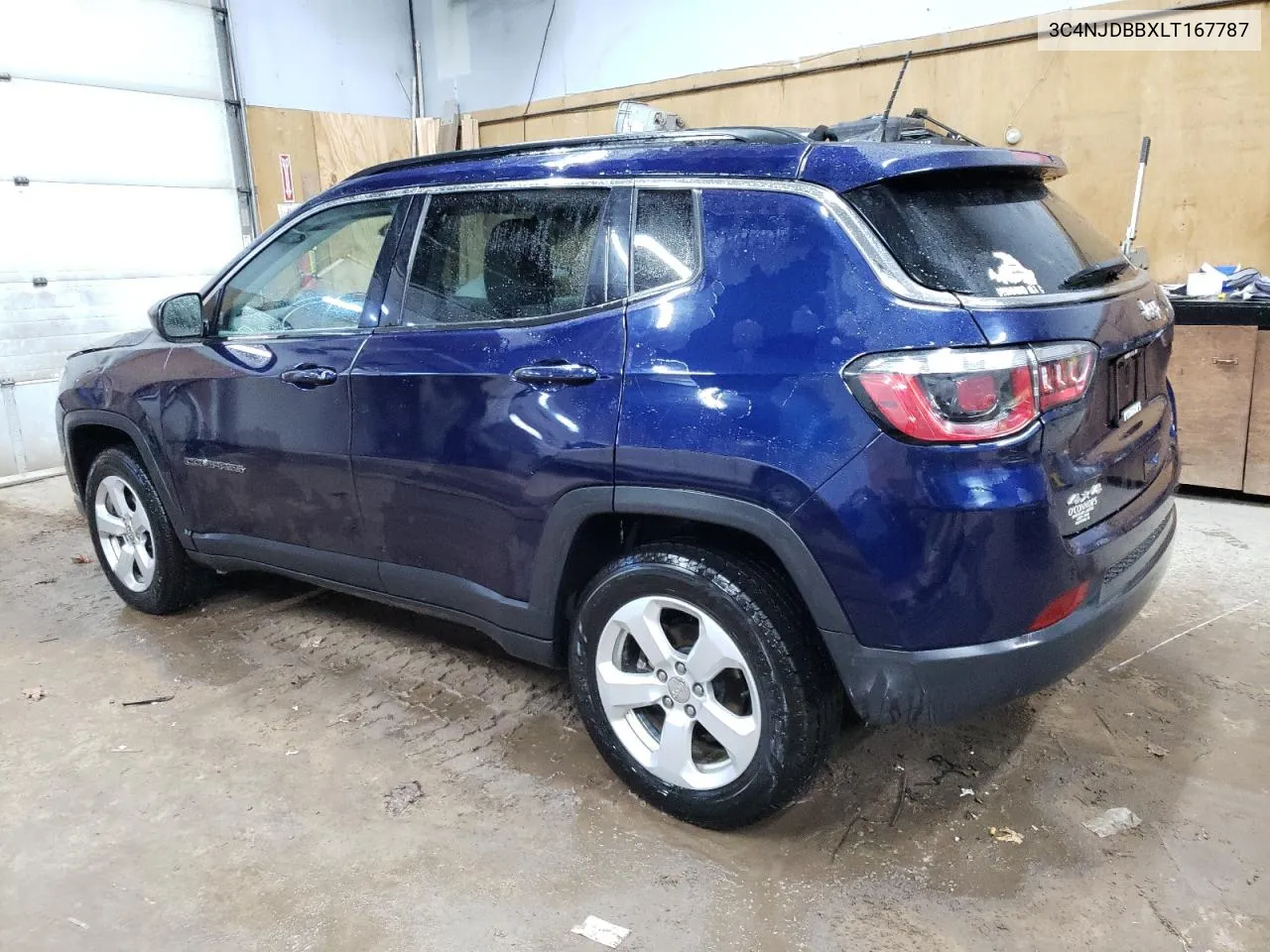 2020 Jeep Compass Latitude VIN: 3C4NJDBBXLT167787 Lot: 80436314