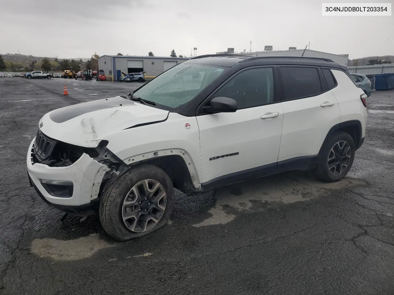 2020 Jeep Compass Trailhawk VIN: 3C4NJDDB0LT203354 Lot: 81838004