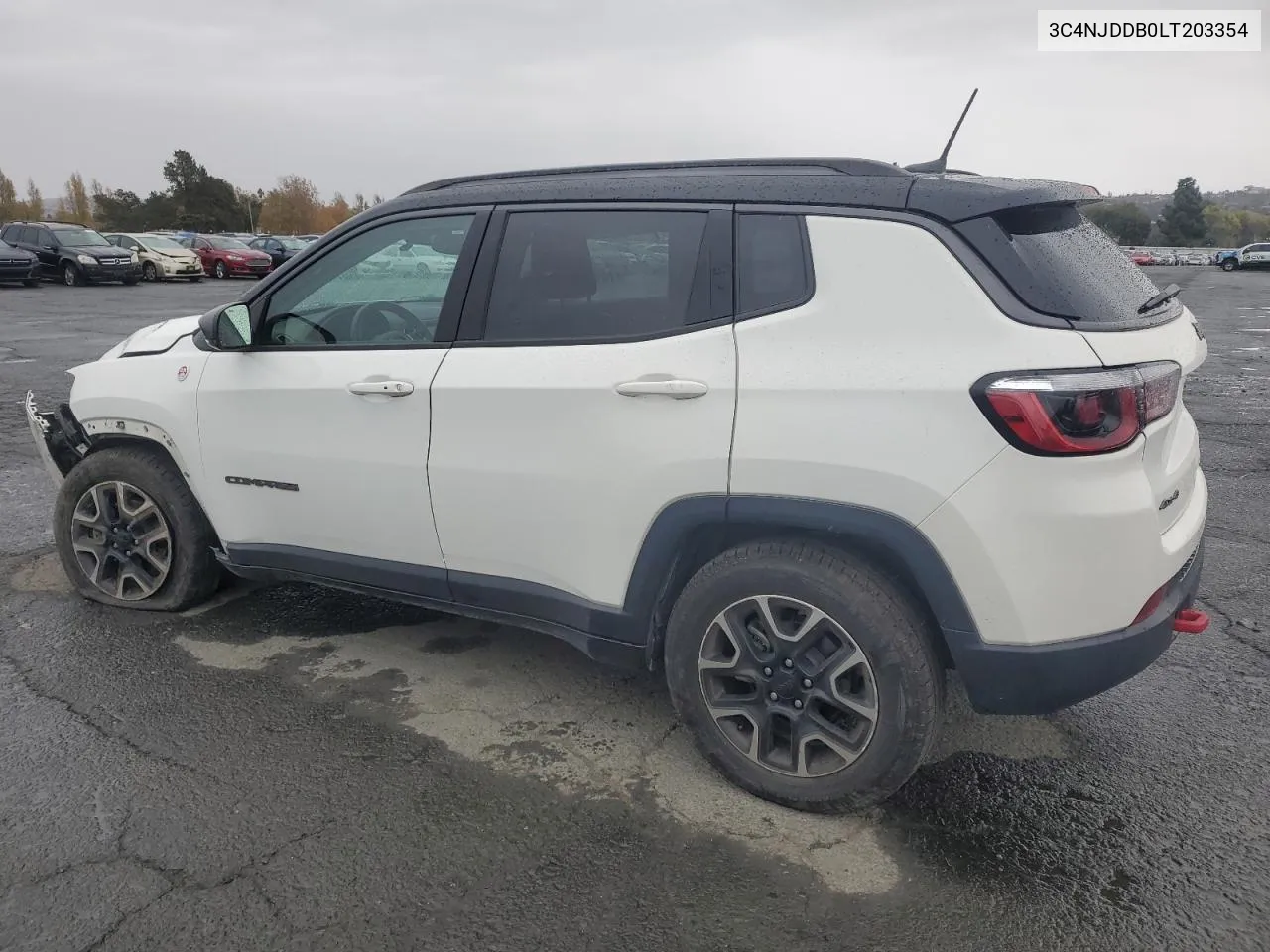 2020 Jeep Compass Trailhawk VIN: 3C4NJDDB0LT203354 Lot: 81838004