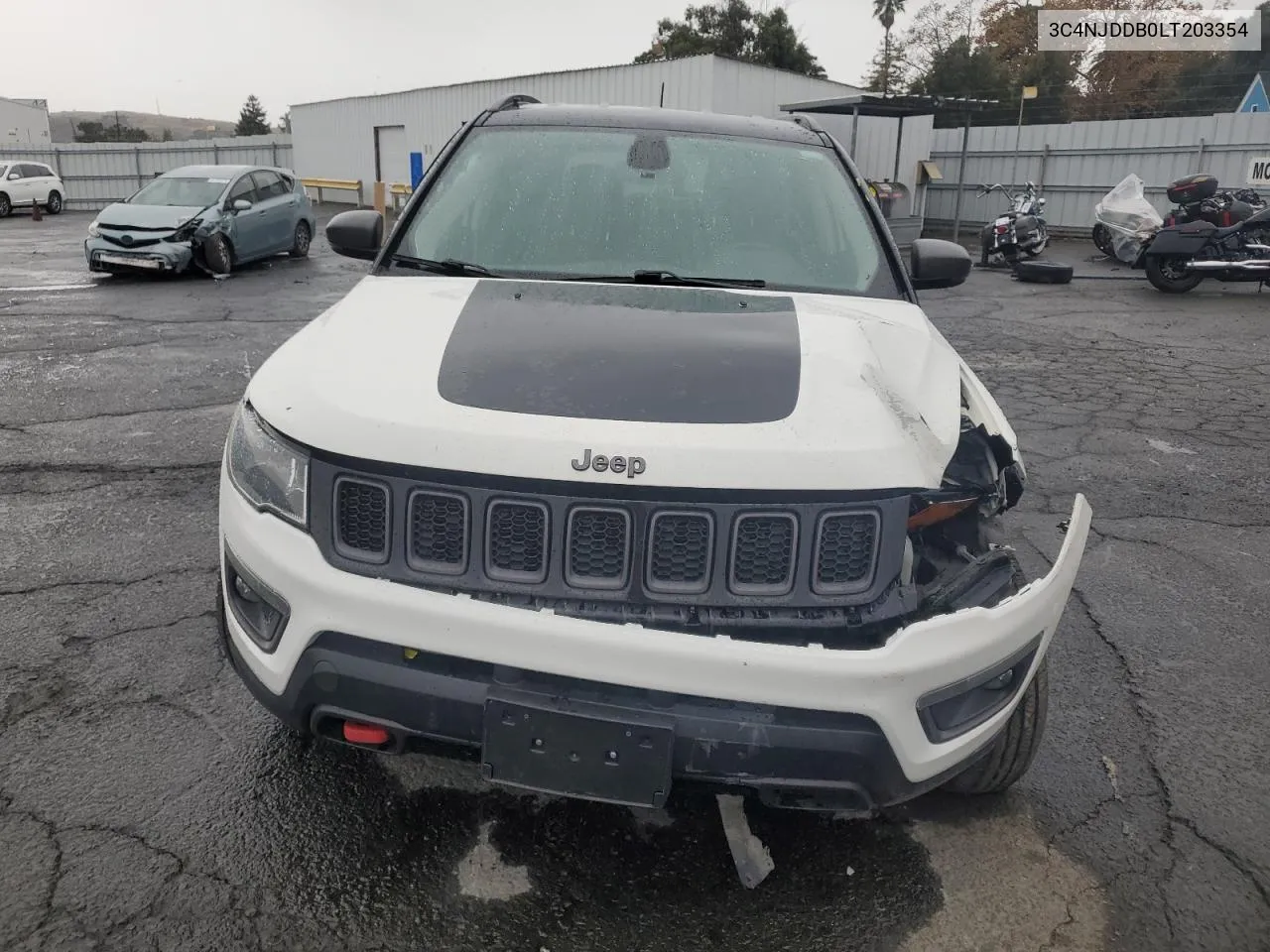 2020 Jeep Compass Trailhawk VIN: 3C4NJDDB0LT203354 Lot: 81838004