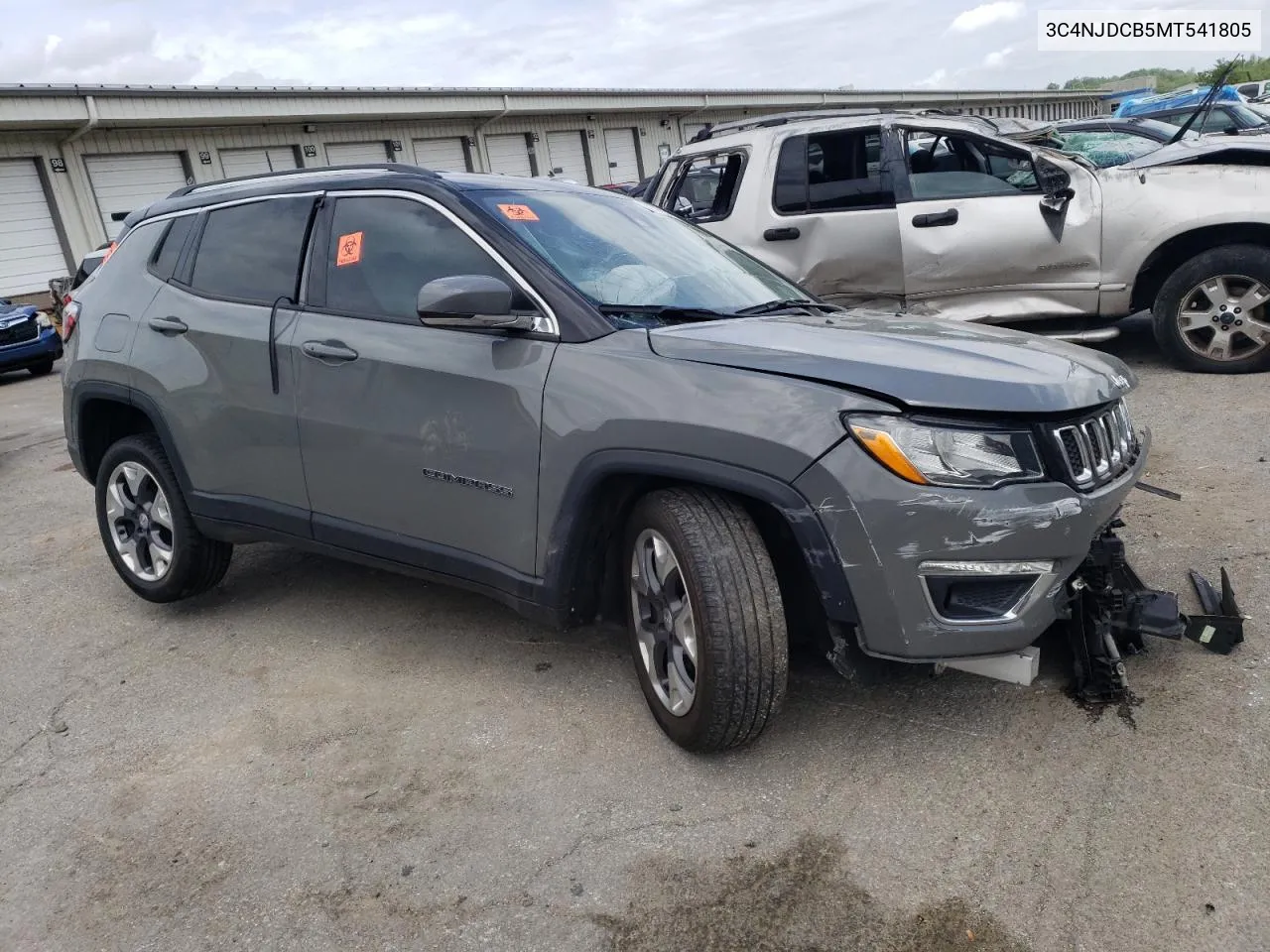 2021 Jeep Compass Limited VIN: 3C4NJDCB5MT541805 Lot: 52525334