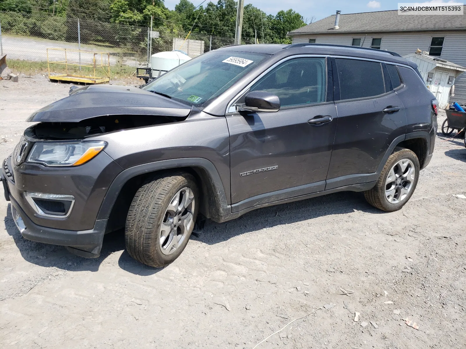 3C4NJDCBXMT515393 2021 Jeep Compass Limited