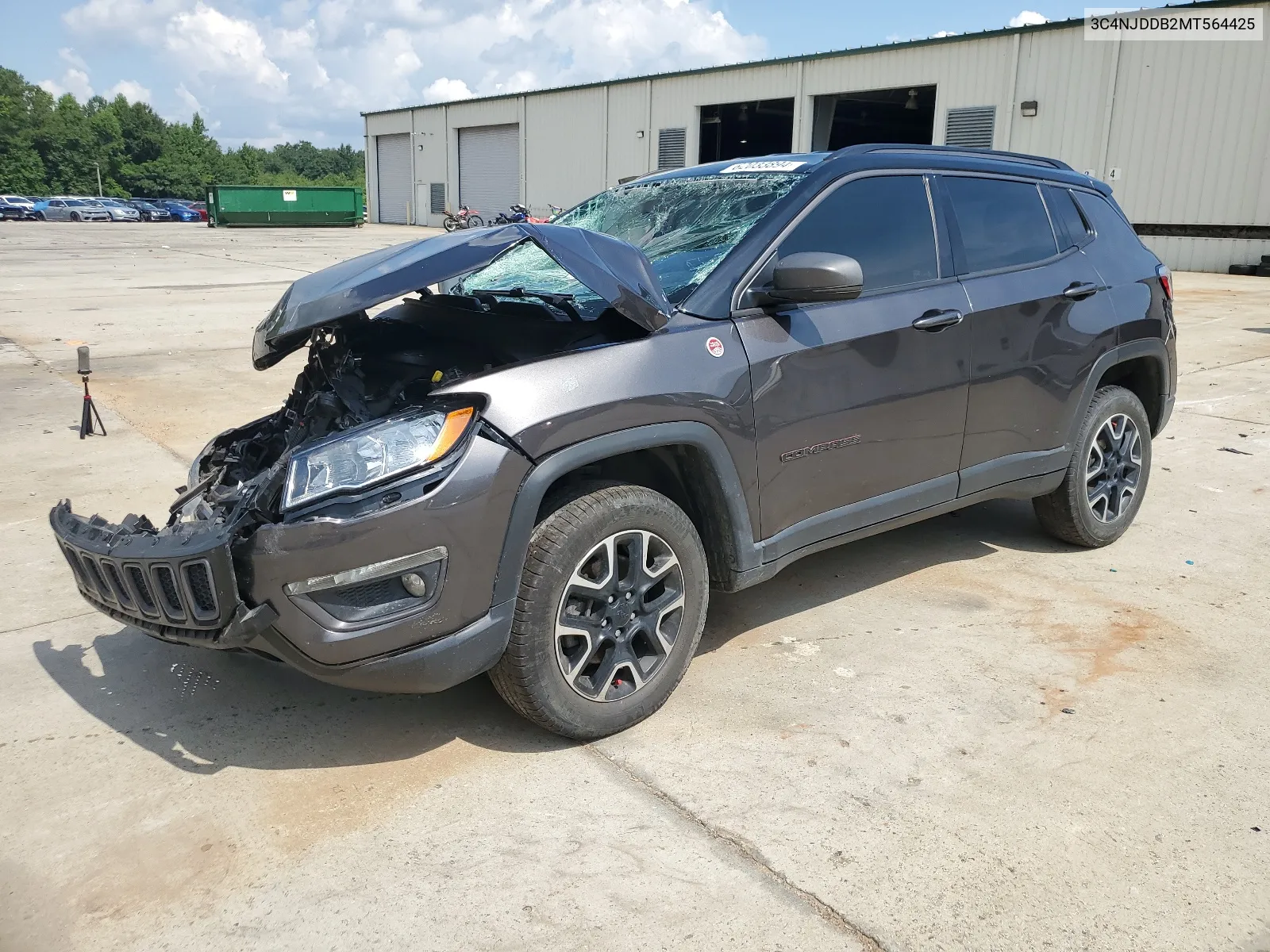 2021 Jeep Compass Trailhawk VIN: 3C4NJDDB2MT564425 Lot: 62033894