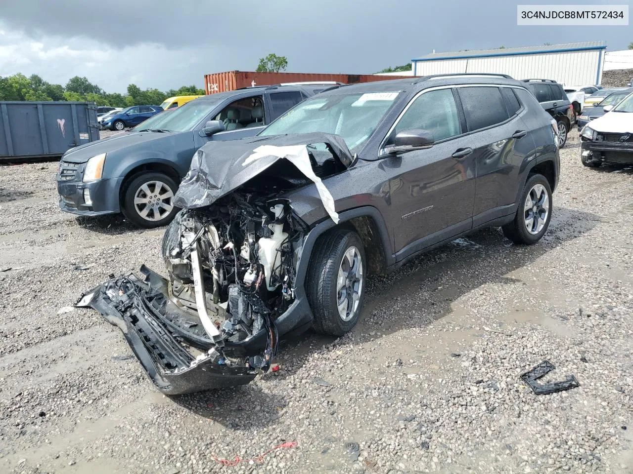 3C4NJDCB8MT572434 2021 Jeep Compass Limited