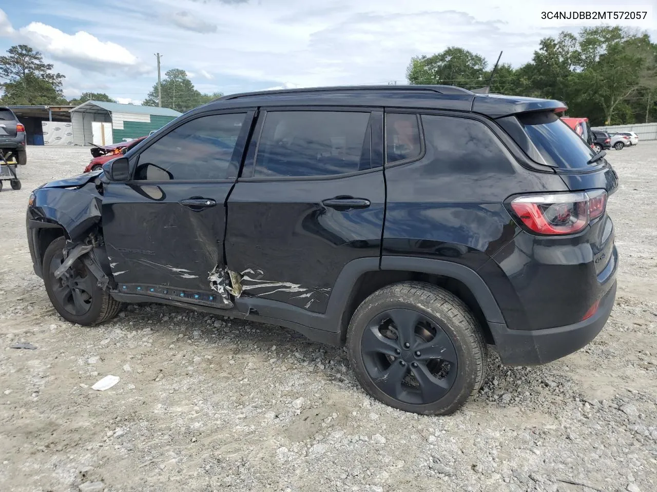 2021 Jeep Compass Latitude VIN: 3C4NJDBB2MT572057 Lot: 64484104