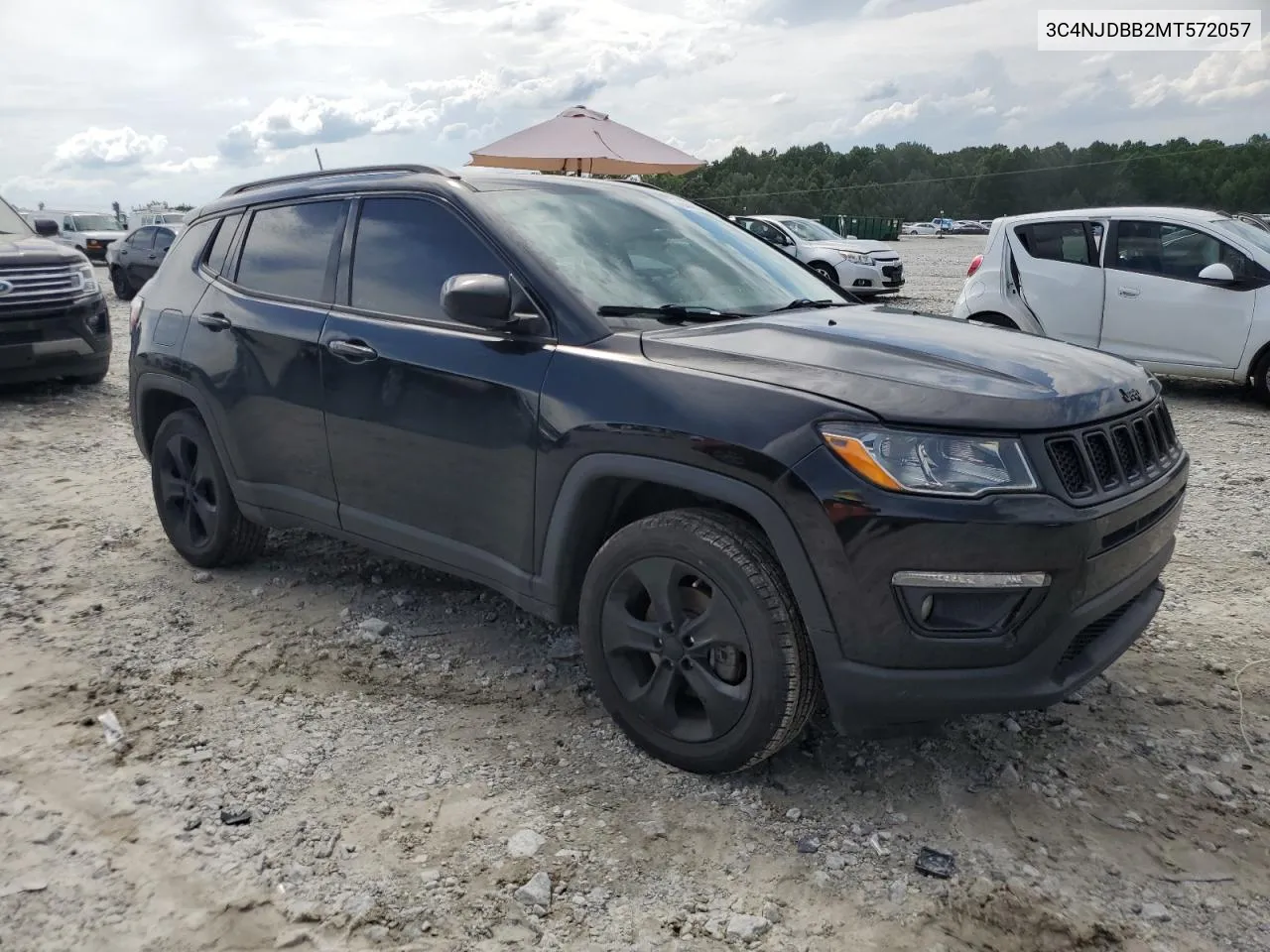 2021 Jeep Compass Latitude VIN: 3C4NJDBB2MT572057 Lot: 64484104