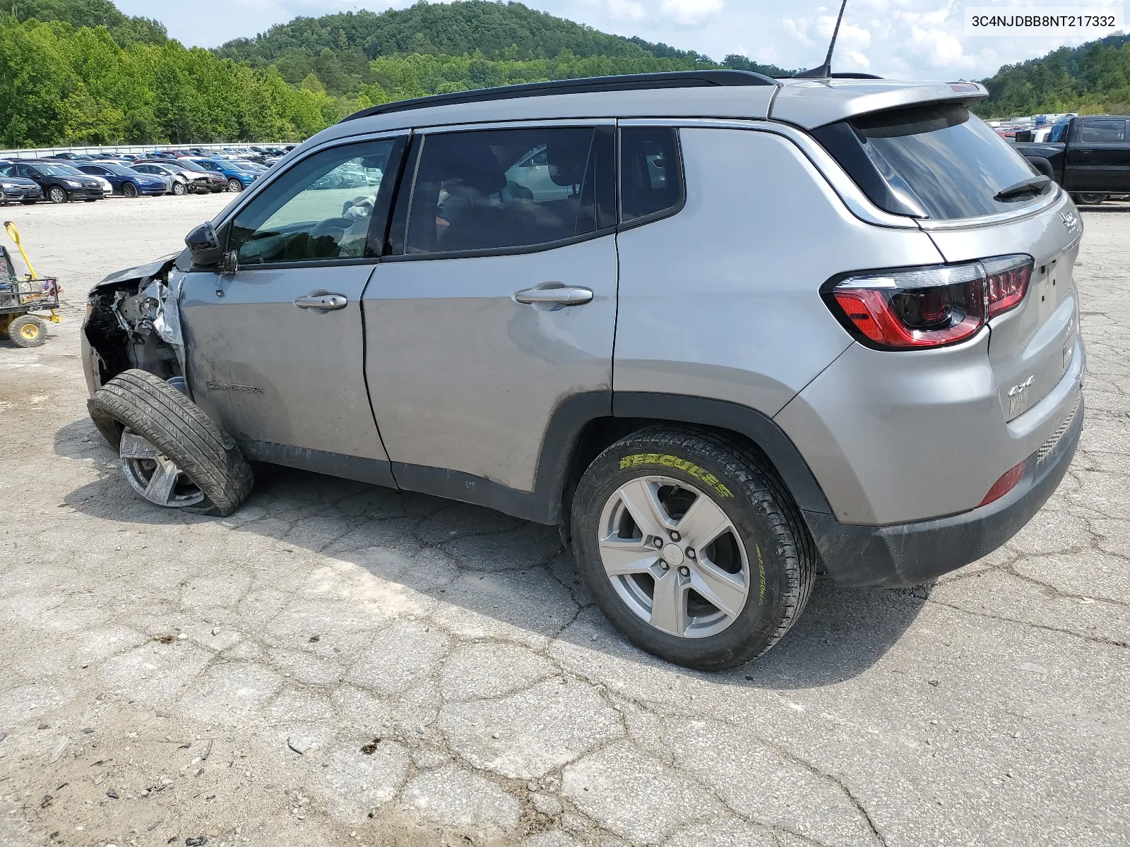 2021 Jeep Compass Latitude VIN: 3C4NJDBB8NT217332 Lot: 64526464