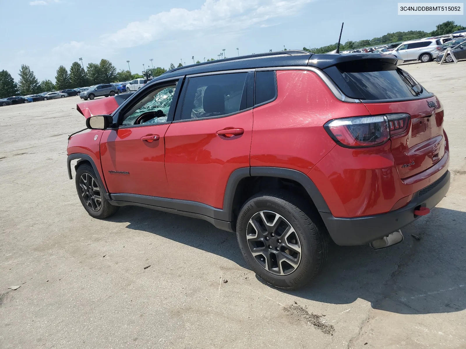 2021 Jeep Compass Trailhawk VIN: 3C4NJDDB8MT515052 Lot: 65326014