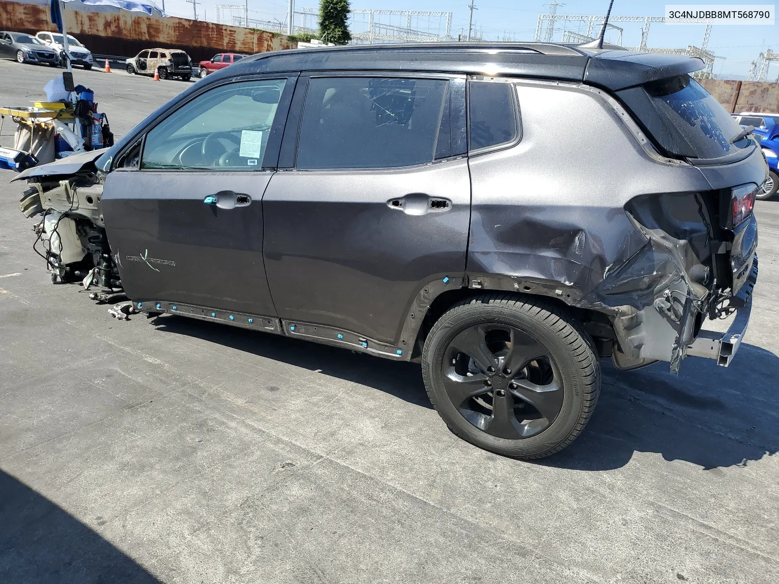 3C4NJDBB8MT568790 2021 Jeep Compass Latitude