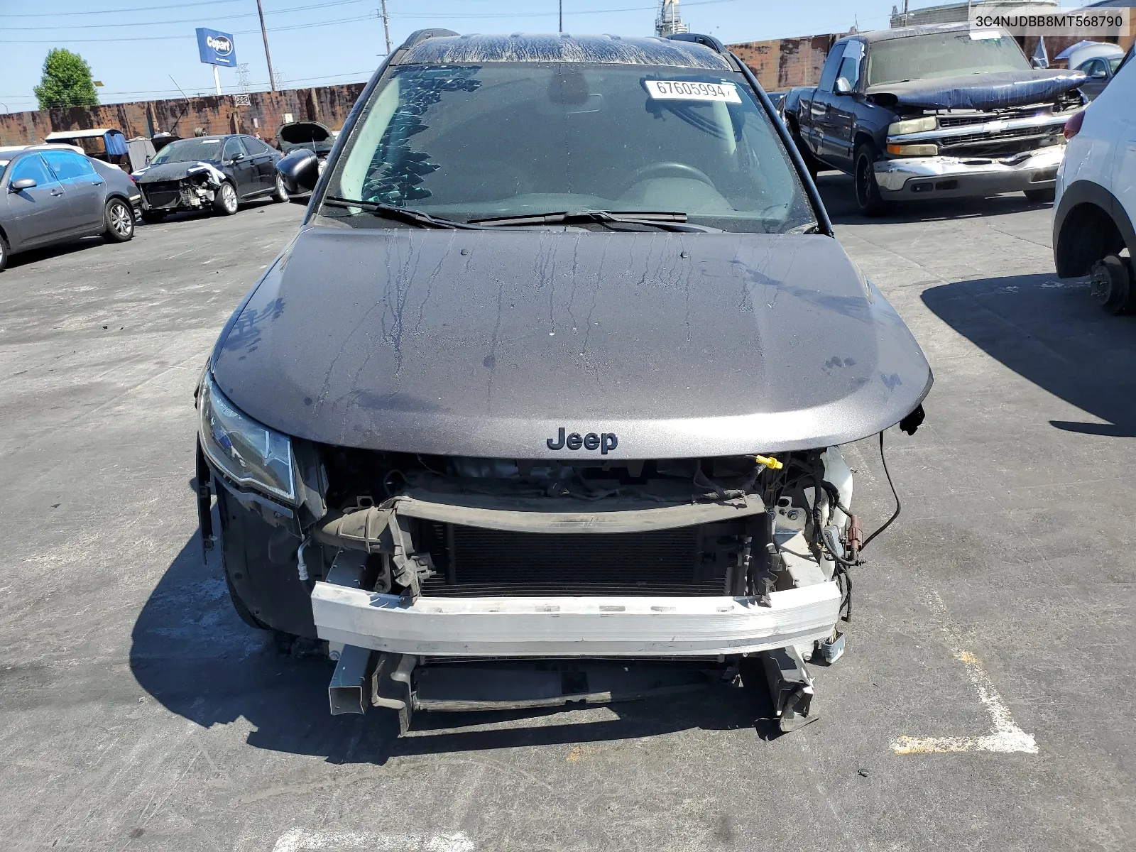 3C4NJDBB8MT568790 2021 Jeep Compass Latitude