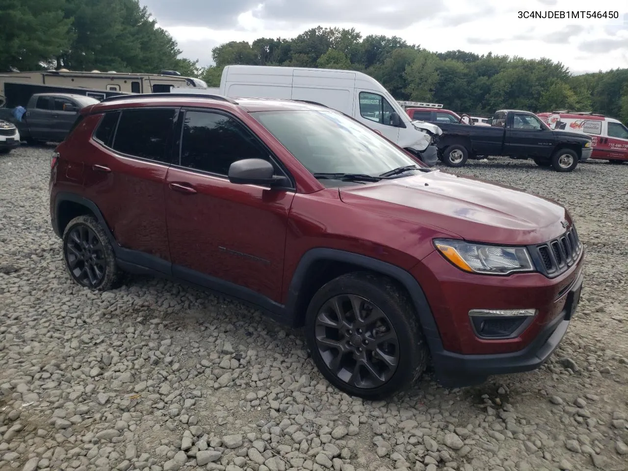 2021 Jeep Compass 80Th Edition VIN: 3C4NJDEB1MT546450 Lot: 69069744