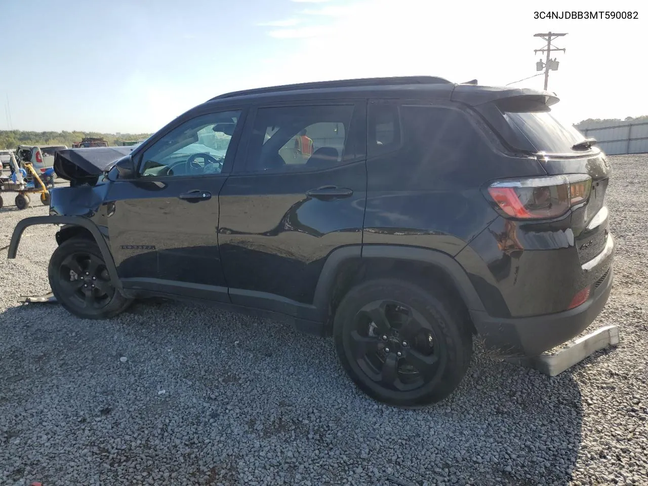 2021 Jeep Compass Latitude VIN: 3C4NJDBB3MT590082 Lot: 69103134