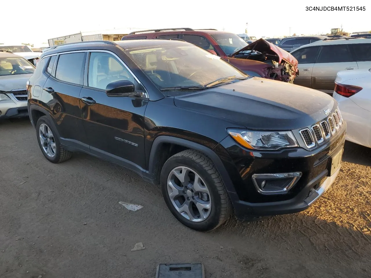 2021 Jeep Compass Limited VIN: 3C4NJDCB4MT521545 Lot: 69233234