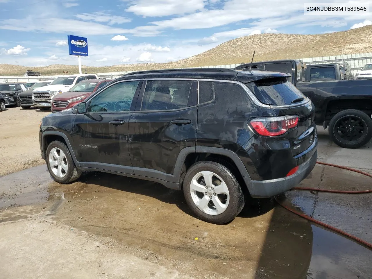 2021 Jeep Compass Latitude VIN: 3C4NJDBB3MT589546 Lot: 69400854