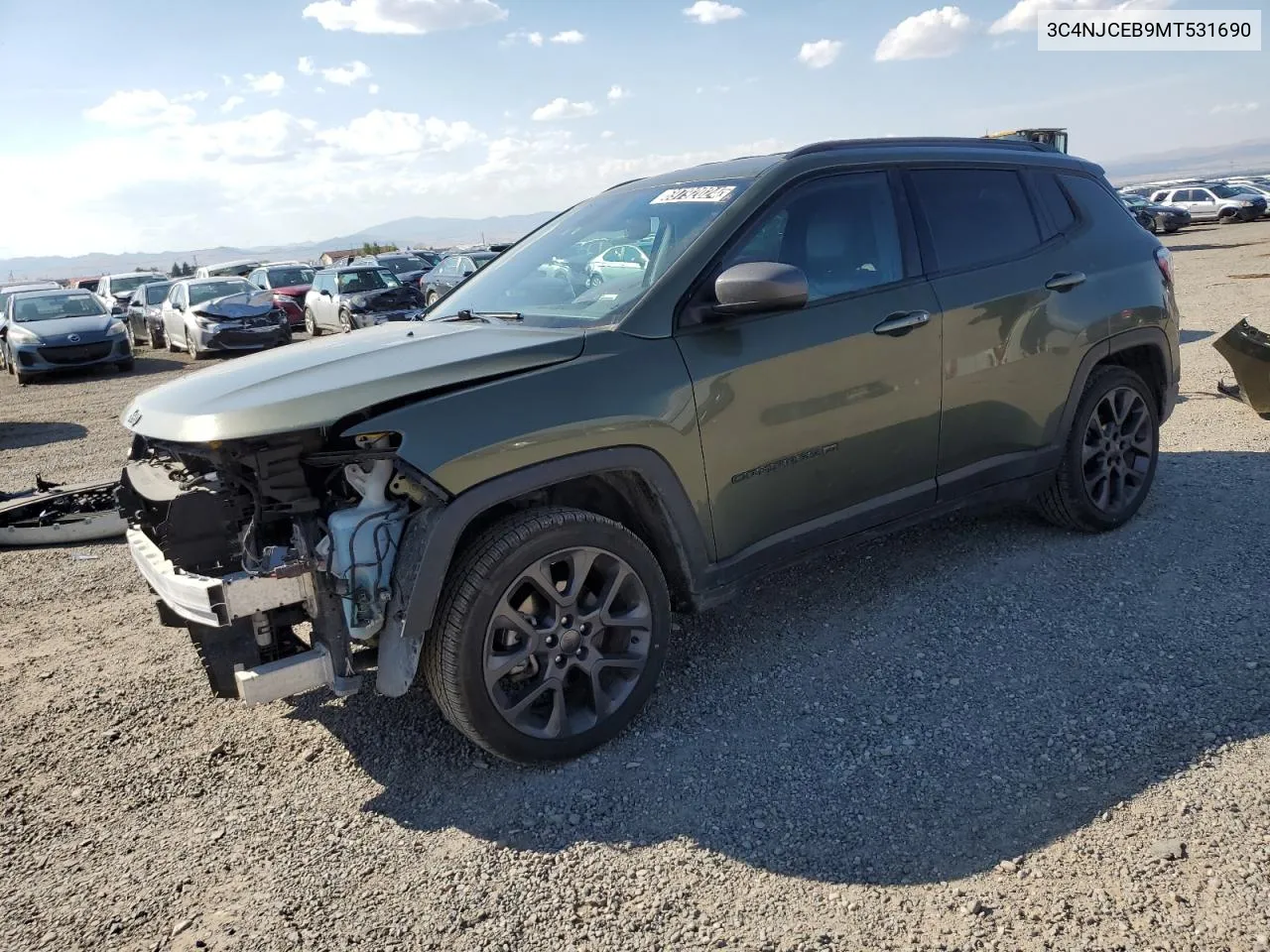 3C4NJCEB9MT531690 2021 Jeep Compass 80Th Edition