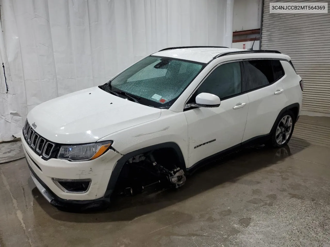 2021 Jeep Compass Limited VIN: 3C4NJCCB2MT564369 Lot: 70297214