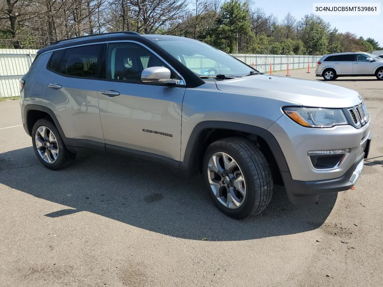 2021 Jeep Compass Limited VIN: 3C4NJDCB5MT539861 Lot: 70367224