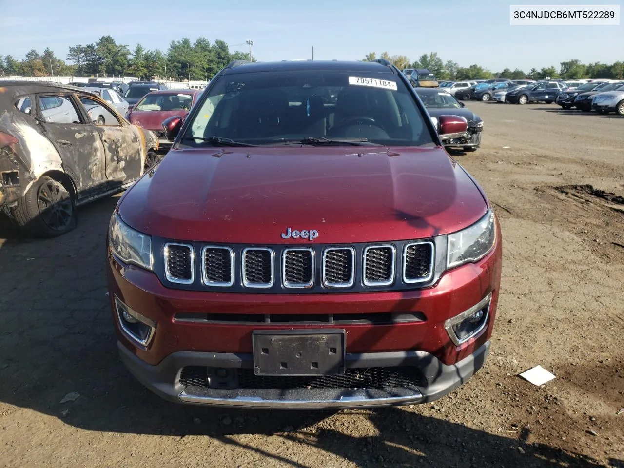 3C4NJDCB6MT522289 2021 Jeep Compass Limited