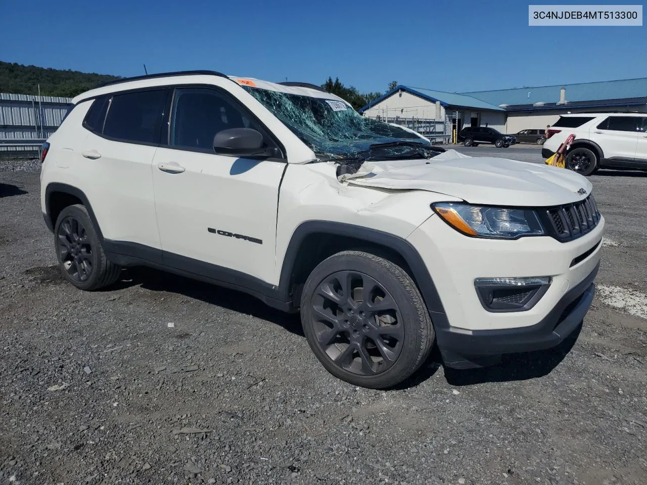 3C4NJDEB4MT513300 2021 Jeep Compass 80Th Edition