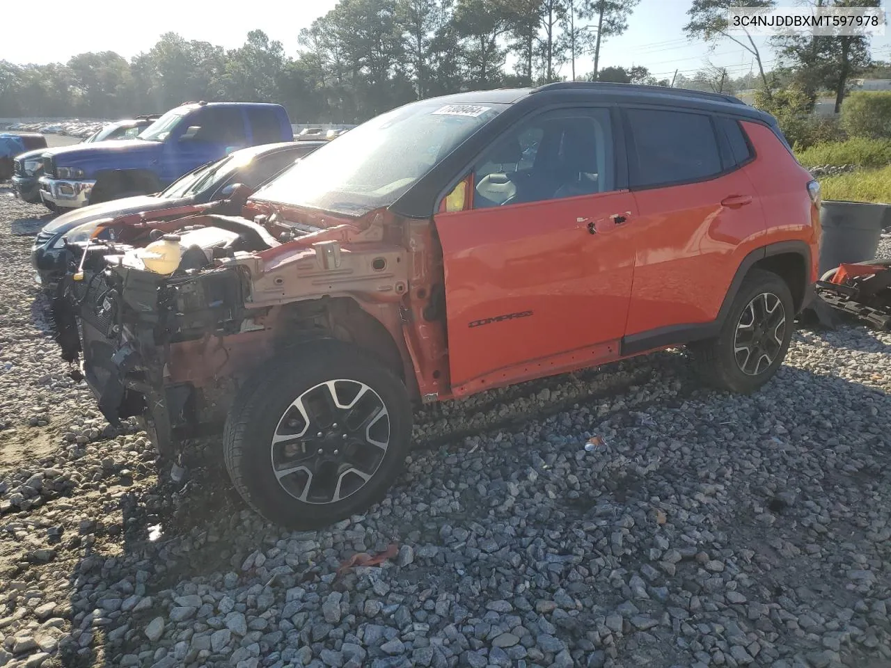 3C4NJDDBXMT597978 2021 Jeep Compass Trailhawk