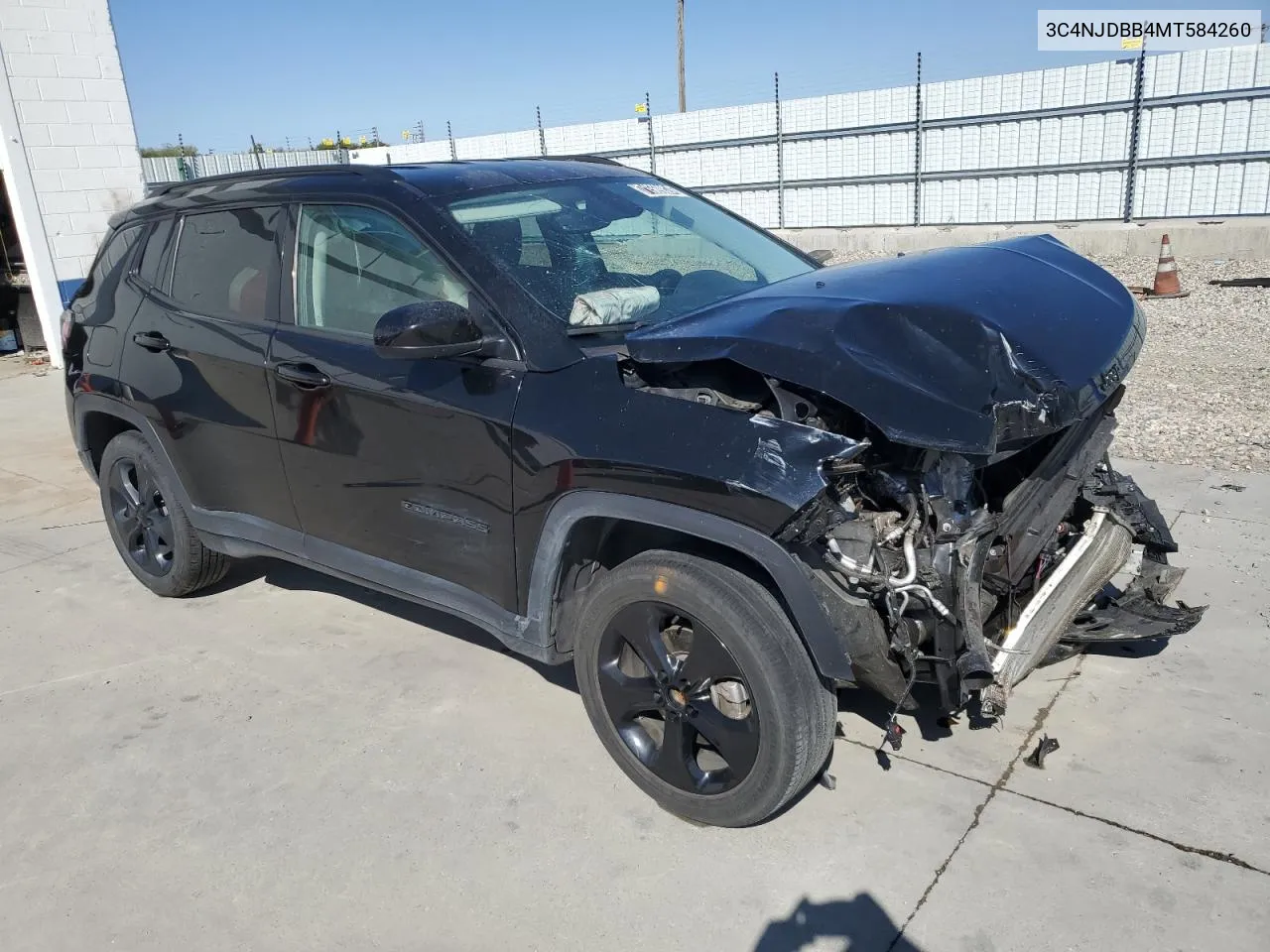 2021 Jeep Compass Latitude VIN: 3C4NJDBB4MT584260 Lot: 71569824