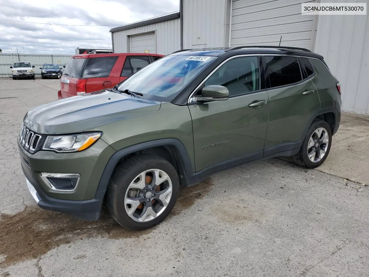 2021 Jeep Compass Limited VIN: 3C4NJDCB6MT530070 Lot: 71641384