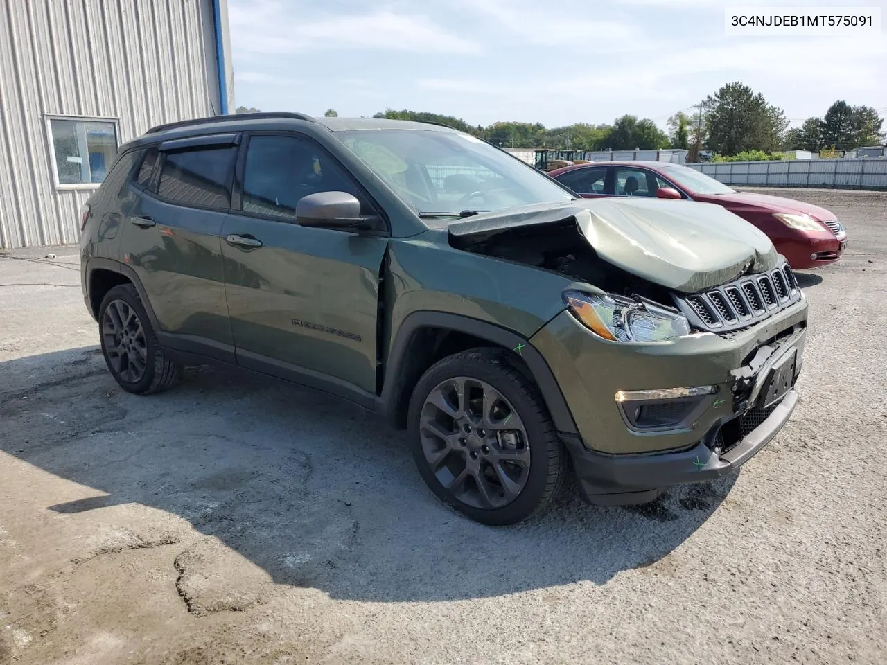 3C4NJDEB1MT575091 2021 Jeep Compass 80Th Edition