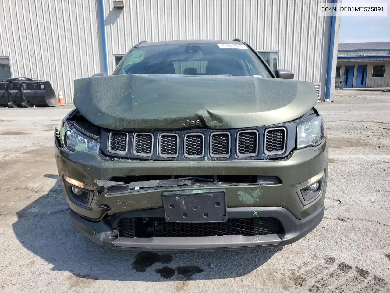 2021 Jeep Compass 80Th Edition VIN: 3C4NJDEB1MT575091 Lot: 72003324